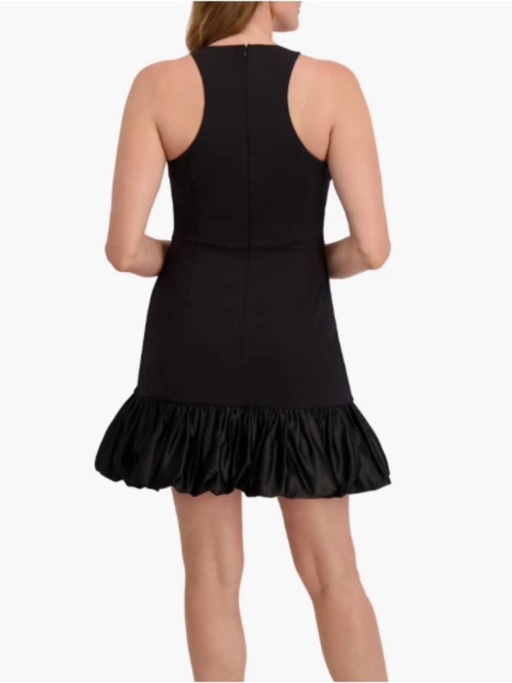 LAUNDRY by Shelli Segal Coco Fit & Flare Sleeveless Black Mini Dress--NWT--4 - Picture 6 of 15